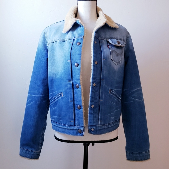 Levi's Jackets & Blazers - Levi's Vintage Denim Faux Sherpa Lined Jacket